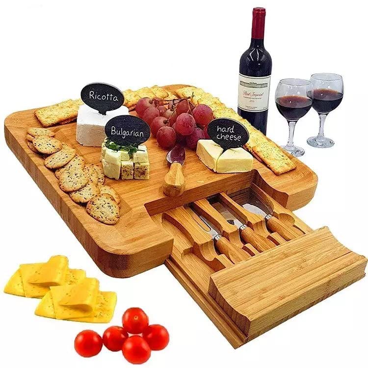 Charcuterie Board Gifts Home Decor Kitchen Items Essentials Set House Unique Gadgets for Anniversary Couples Birthday Cheese Board Christmas