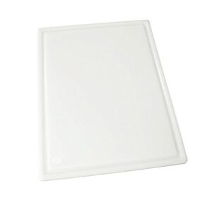 winco cbi-1824, 18x24x0.5-inch grooved white cutting board, nsf