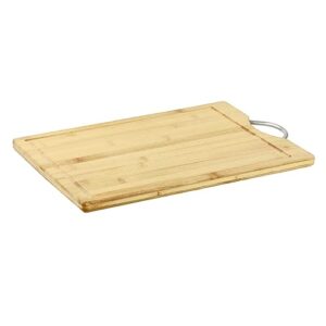 HOME BASICS CB44253 16 inch Bamboo Cutting Board with Handle