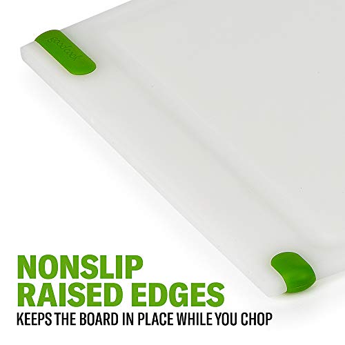 Good Cook Touch Plastic Cutting Board, 10 by 15-Inch,20309,White