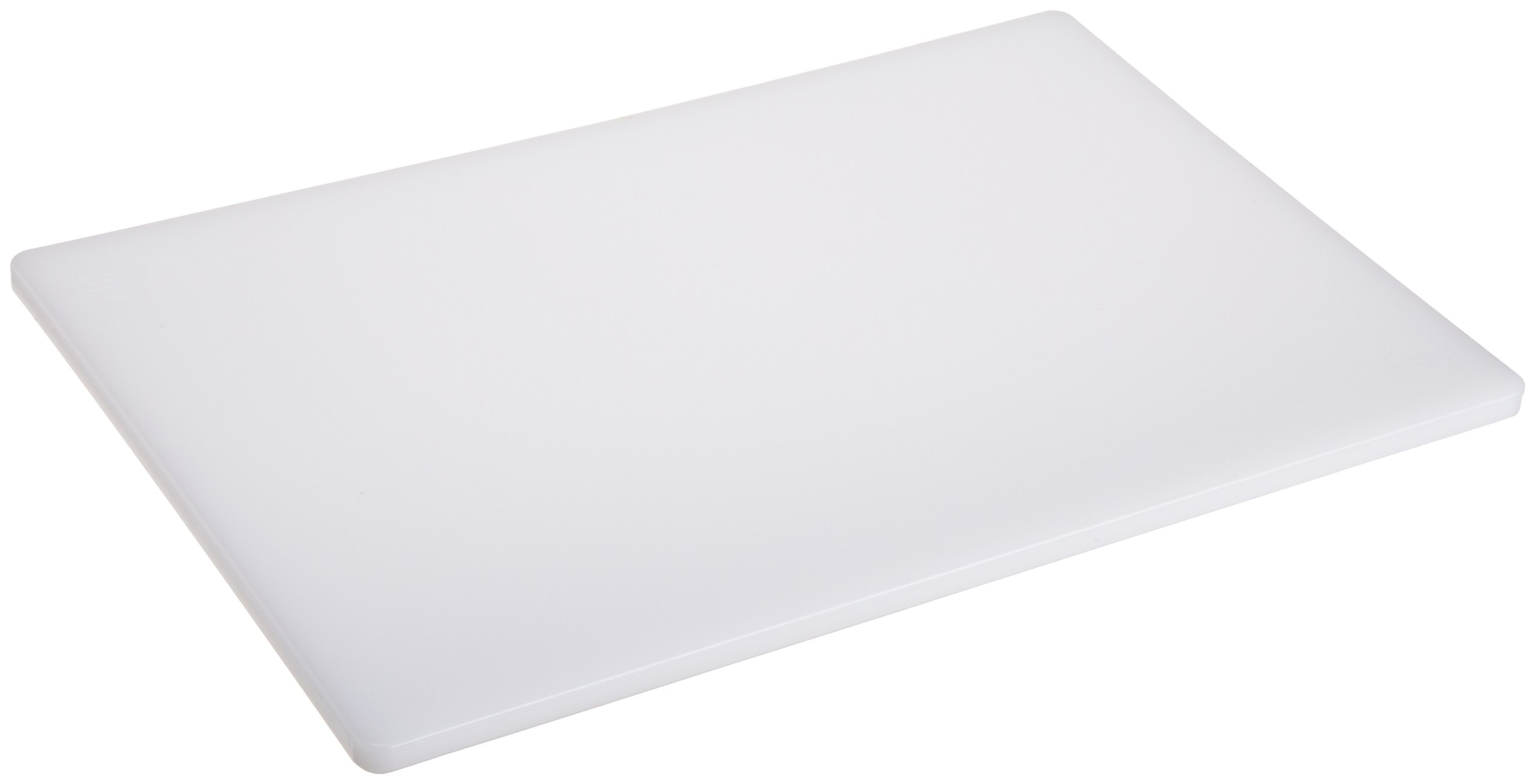 Plastic Cutting Board 12x18 1" Thick White, NSF Approved Commercial Use