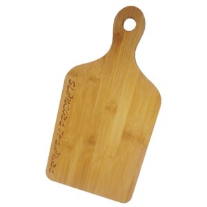 Principal Products Organic and Environmental Bamboo Quick Cutting Board, 0.8 Cm thickness, With Handle, Serving Tray