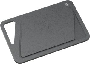 wmf cutting board, stainless steel, grey, 38 x 25 cm