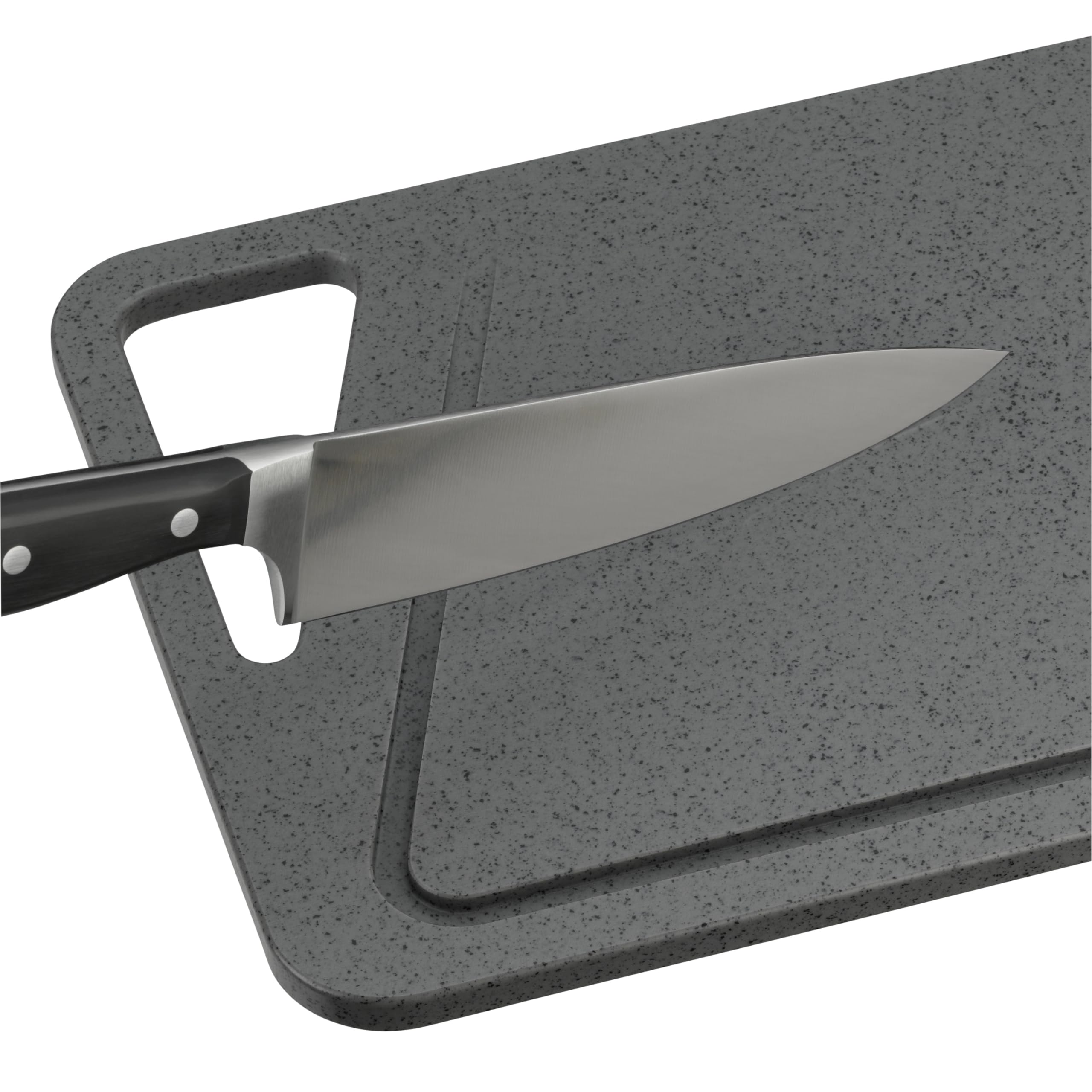 WMF Cutting Board, Stainless Steel, Grey, 38 x 25 cm