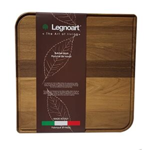 legnoart thermo wood cutting board, 20 x 20 x 1.5-inches