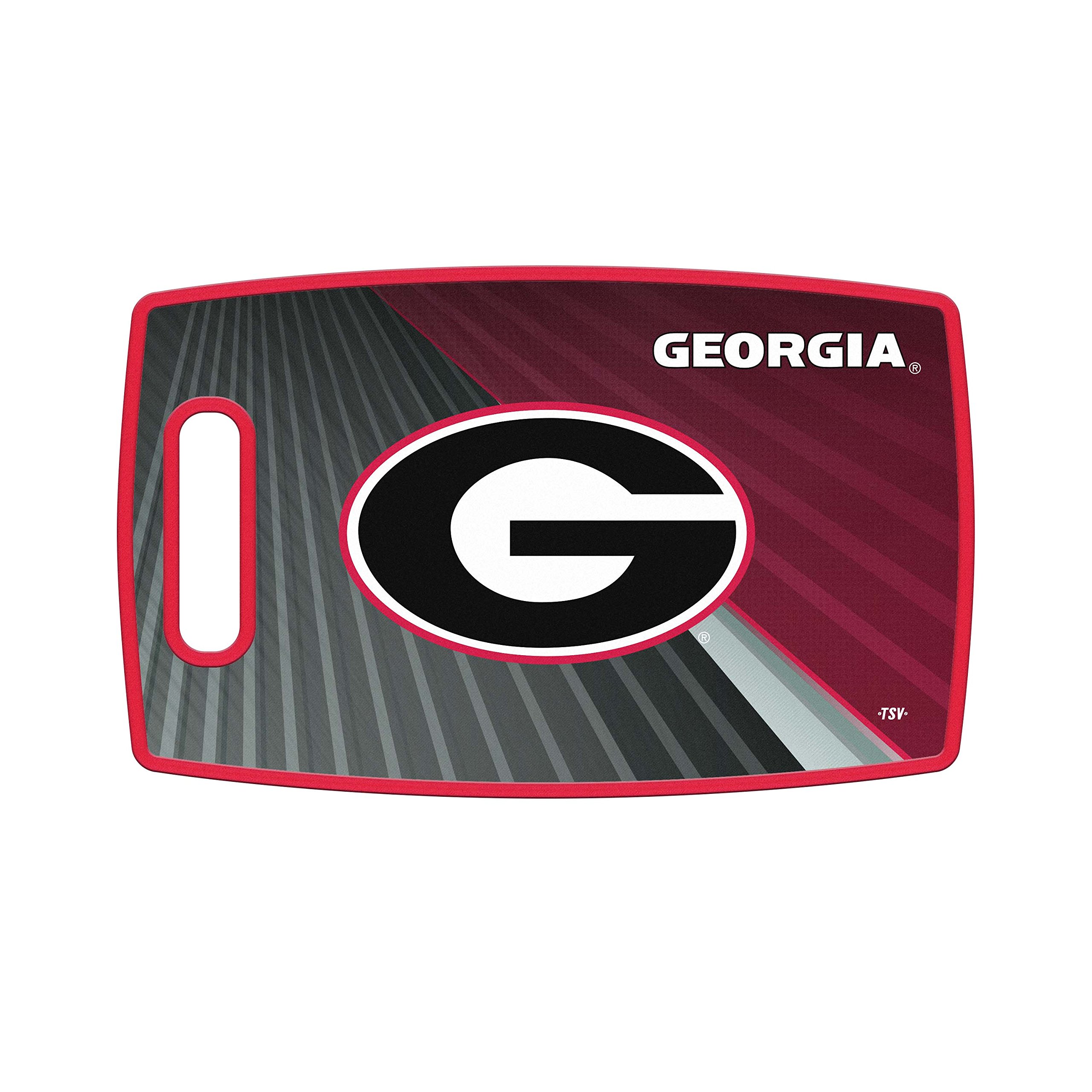 Sports Vault NCAA Georgia Bulldogs Large Cutting Board, 14.5" x 9"