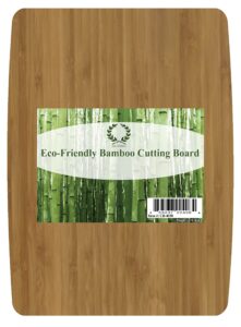 da vinci natural bamboo cutting board, large 15.7 x 11.8 inch, 3/4 inch thick