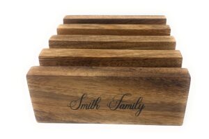 tierra de fuego | personalized handmade base/rack/organizer made from real parota wood for chopping/meats/bbq boards