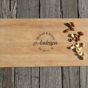 Personalized housewarming gift/new home gift/closing gift/wooden cutting board gift for new home/new home couple gift (Personalize, 12 * 8 inch)