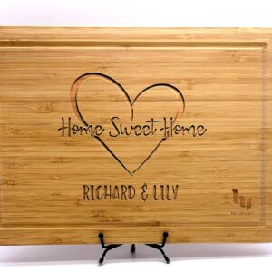 Personalized Home Sweet Home Cutting Board for Couples, Housewarming Gift, New Home Gift, Wedding and Anniversary Present, Names Special Home Gift, Special for Husband and Wife Gift, Different Designs