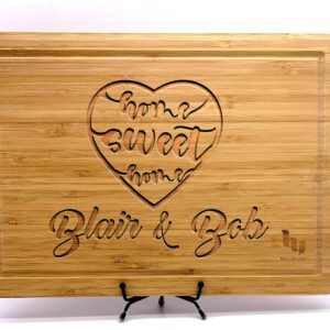 Personalized Home Sweet Home Cutting Board for Couples, Housewarming Gift, New Home Gift, Wedding and Anniversary Present, Names Special Home Gift, Special for Husband and Wife Gift, Different Designs