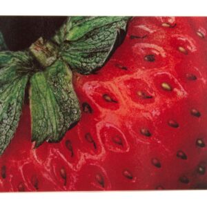 McAulay Arts Glass Cutting Board Strawberry 11.25" x 7.87"