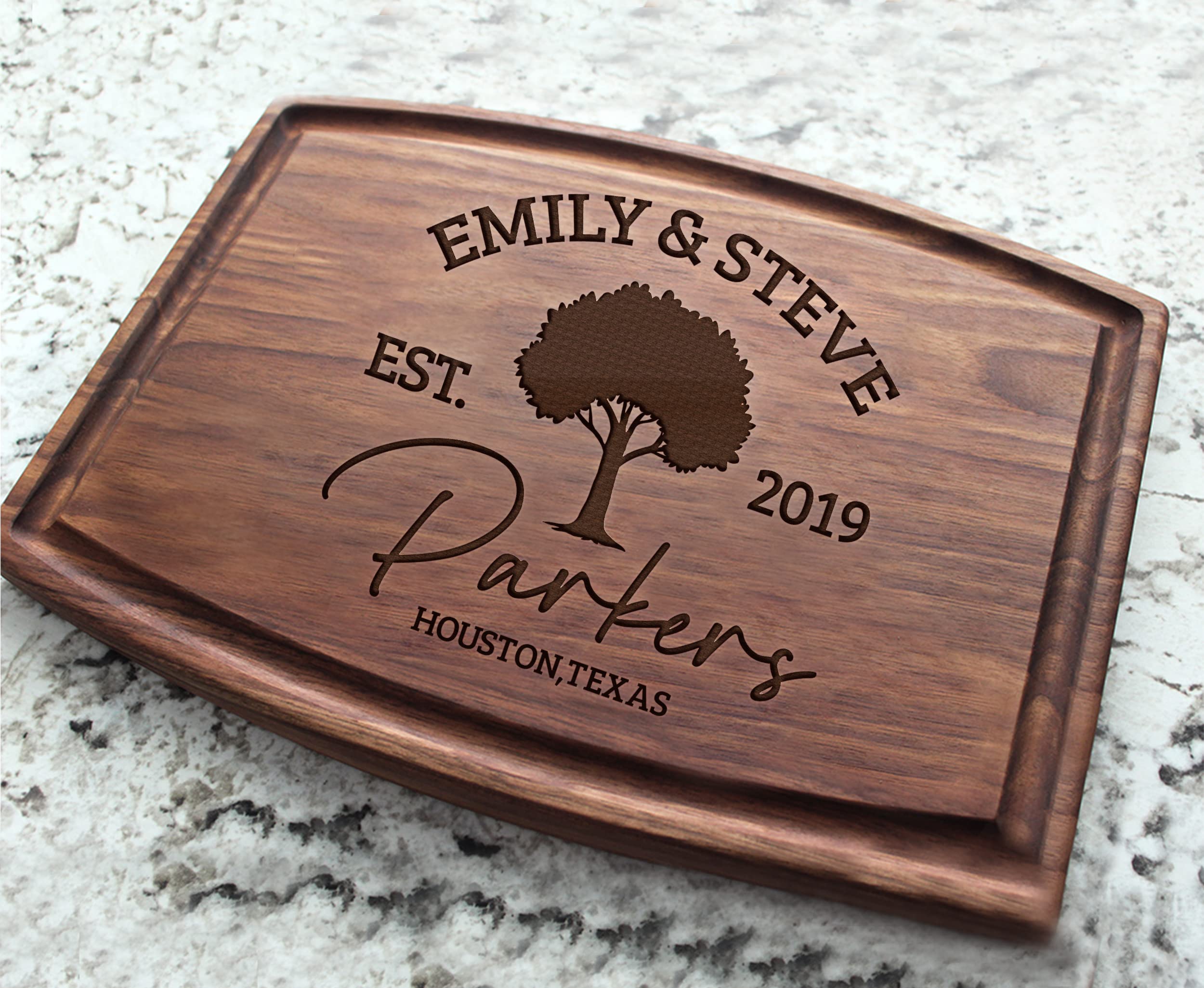 Personalized Cutting Board Custom Mr Mrs Cutting Board Wood Engraved Cutting Board