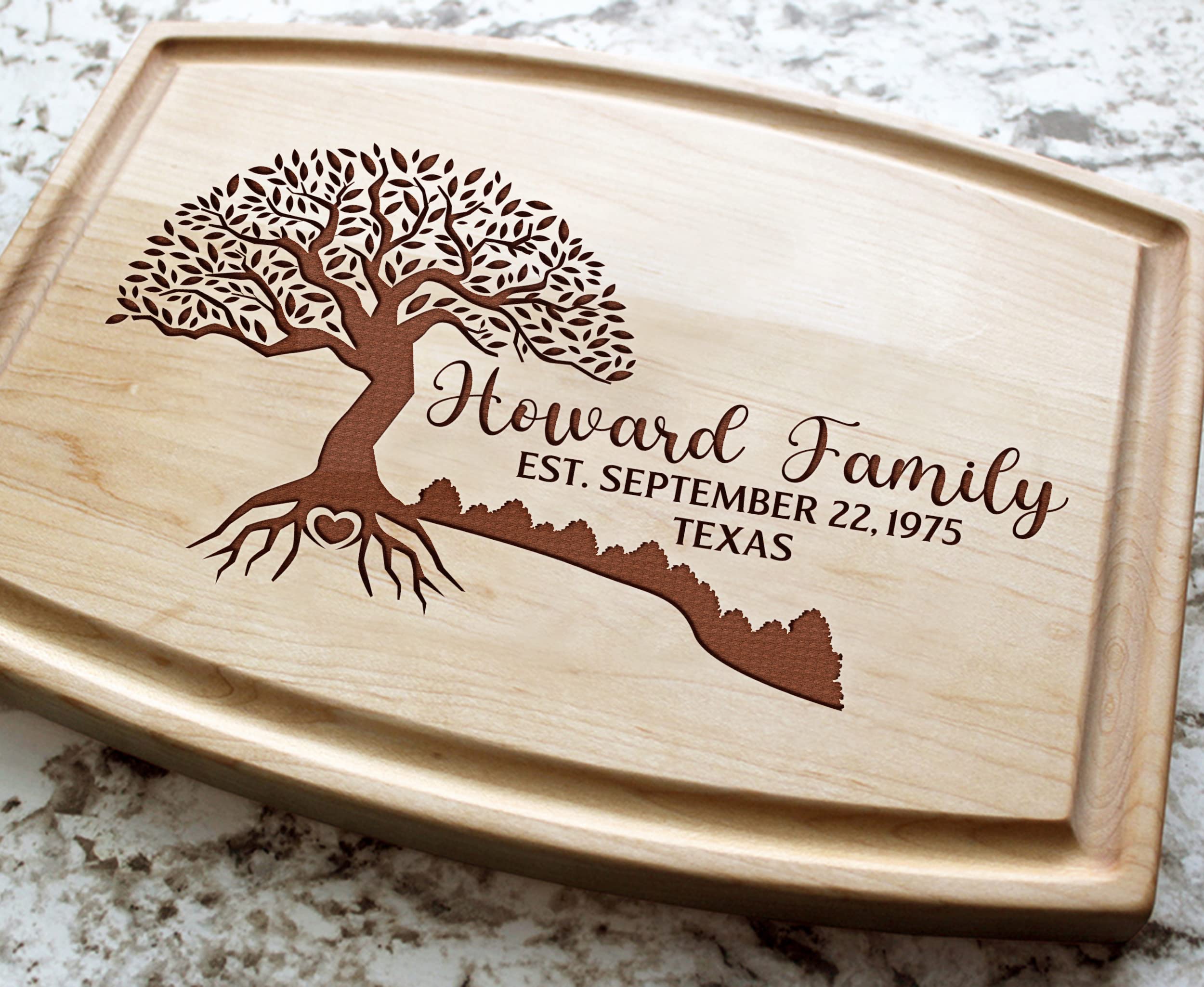 Personalized Cutting Board Custom Mr Mrs Cutting Board Wood Engraved Cutting Board