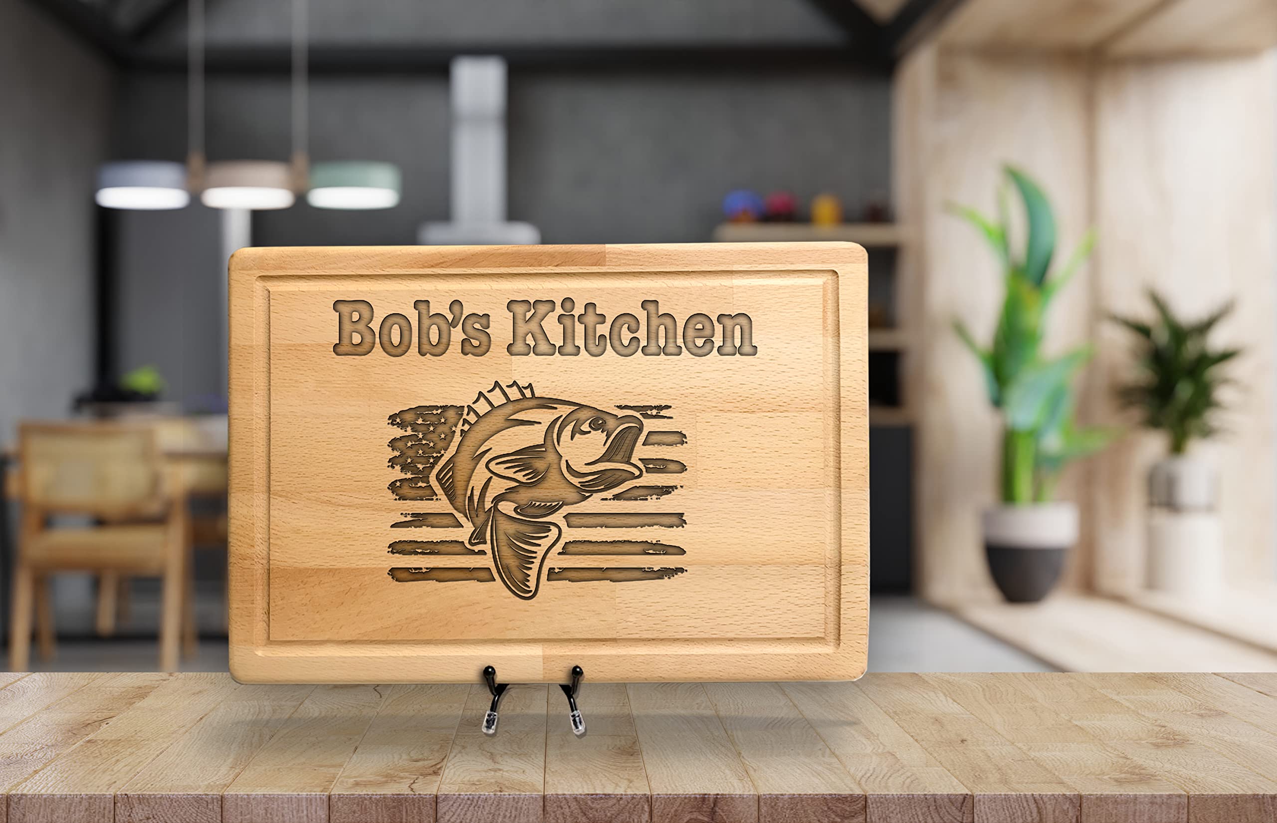 Personalized Walnut Cutting Boards, Custom Fathers Day Gift, USA Flag Sign, Bamboo Chopping Board For Meat, Dad Gifts, BBQ Grilling Gifts For Men, Kitchen Gift, Serving Tray, Chef Cooking Gifts