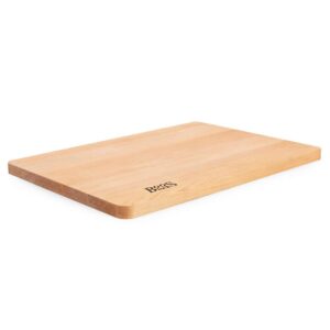 john boos reversible 18 inch wide versatile food carving block cutting board kitchen accessory, 13 x 18 x 0.75 inches, maple wood