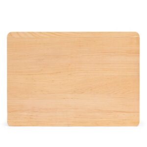 John Boos Reversible 18 Inch Wide Versatile Food Carving Block Cutting Board Kitchen Accessory, 13 x 18 x 0.75 Inches, Maple Wood