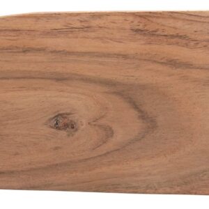 Creative Co-Op Abstract Acacia Wood Cheese/Cutting Board with Handle