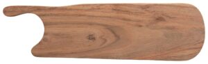 creative co-op abstract acacia wood cheese/cutting board with handle