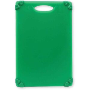 tablecraft products cbg1218agn cutting board,"grippy", 12" x 18" x 1/2", color coded green