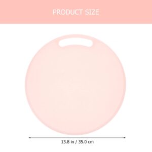 CALLARON Cutting Mat Plastic Cutting Board Round Kitchen Chopping Boards Pizza Board with Hanging Hook Non-Slip for Kitchen Fruit Vegetable Meat A Cutting Boards