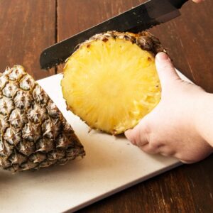 Cutting Board Set: Advanced Ceramic Serrated Bread Knife and Natural Bamboo Cutting Board - the Perfect Combination