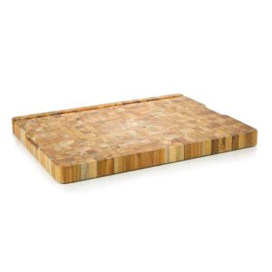 TeakHaus End Grain Large Smart Rectangular Cutting Board