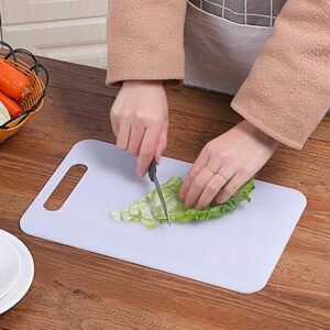 SoundsBeauty Fashion Durable Nonslip Plastic Chopping Board Food Cutting Block Mat Tool Kitchen Cook Supplies Apricot