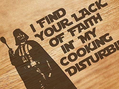 Vader Sith Bamboo Cutting Board, Wedding Gifts, Housewarming Gift, Christmas Butcher Block