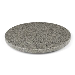 Homiu Granite Chopping Board Round Approximately 26 x 26 x 2.5 Centimetres Easy Clean Hard-Wearing Speckle Finish Chop and Dishwasher Safe