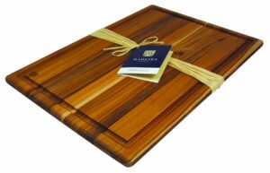 madeira provo teak edge-grain, carving board - 12" x 18"