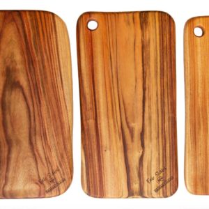 Fab Slabs Natural Wood Heavy Duty Camphor Laurel Small Cutting Board for Kitchen