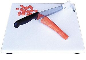 kinsman cutting board w/pivot knife, 12" x 12"