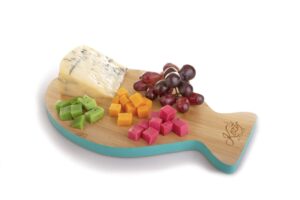 premium bamboo cutting board, cheese board, charcuterie, serving platter, by kozy kitchen- protective, stylish, eco-friendly great for parties