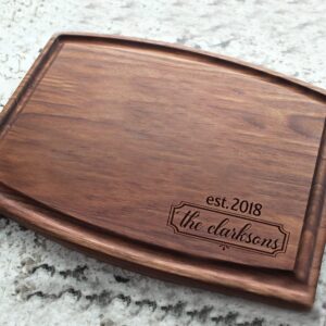 Personalized Mr and Mrs Cutting Board Wedding Gift for Couple Custom Cutting Board Housewarming Gift