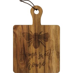 primitives by kathy home sweet home bee themed wooden cutting board