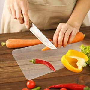 Disposable Plastic Cutting Board For Cooking Prep, Restaurant use, Traveling, Parties, Camping, BBQs Easy To Use Flexible Cutting Board Sheets With Built In Sliding Cutter