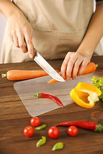 Disposable Plastic Cutting Board For Cooking Prep, Restaurant use, Traveling, Parties, Camping, BBQs Easy To Use Flexible Cutting Board Sheets With Built In Sliding Cutter