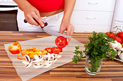 Disposable Plastic Cutting Board For Cooking Prep, Restaurant use, Traveling, Parties, Camping, BBQs Easy To Use Flexible Cutting Board Sheets With Built In Sliding Cutter