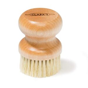 CLARK'S Small Scrub Brush and Cast Iron Soap Maintain All Cast Iron and Carbon Cookware