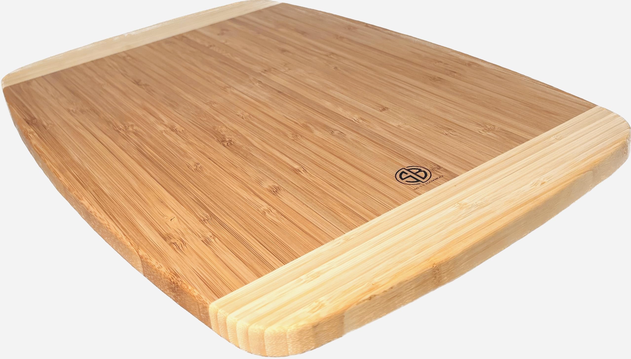 Simply Bamboo CBN118 18 X 12 Napa Multicolor Bamboo Wood Cutting Board for Kitchen | Chopping Board | Carving/Slicing Vegetables, Meat, Fruits | 100% Organic & Safe Wood - 8" x 12" x 0.75"