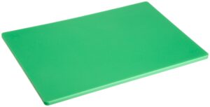 plastic cutting board 18x24 1/2" thick green, nsf approved commercial use