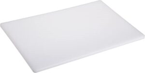 truecraftware 24" x 18" x 1/2" white plastic utility cutting board- non-skid thick chopping board cutting boards for meat & vegetables dishwasher safe for home kitchen and restaurants