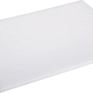 TrueCraftware 24" x 18" x 1/2" White Plastic Utility Cutting Board- Non-Skid Thick Chopping Board Cutting Boards for Meat & Vegetables Dishwasher Safe for Home Kitchen and Restaurants