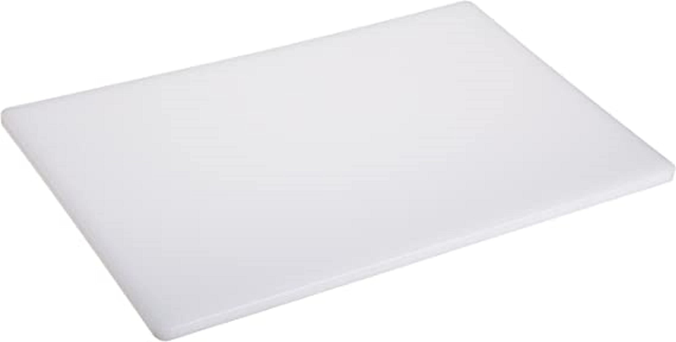 TrueCraftware 24" x 18" x 1/2" White Plastic Utility Cutting Board- Non-Skid Thick Chopping Board Cutting Boards for Meat & Vegetables Dishwasher Safe for Home Kitchen and Restaurants