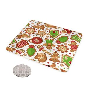 christmas gingerbread - space case by new vibe glass cheese cutting board