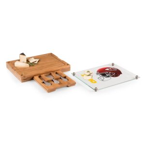 Kansas City Chiefs Concerto Cheese Board with Serving Stage and Tools