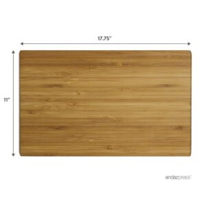 Andaz Press Personalized Laser Engraved Large Bamboo Wood Cutting Board, 17.75 x 11-inch, Eat Drink and Be Married Names Date, 1-Pack, Custom Wedding Bridal Shower Anniversary Housewarming Birthday