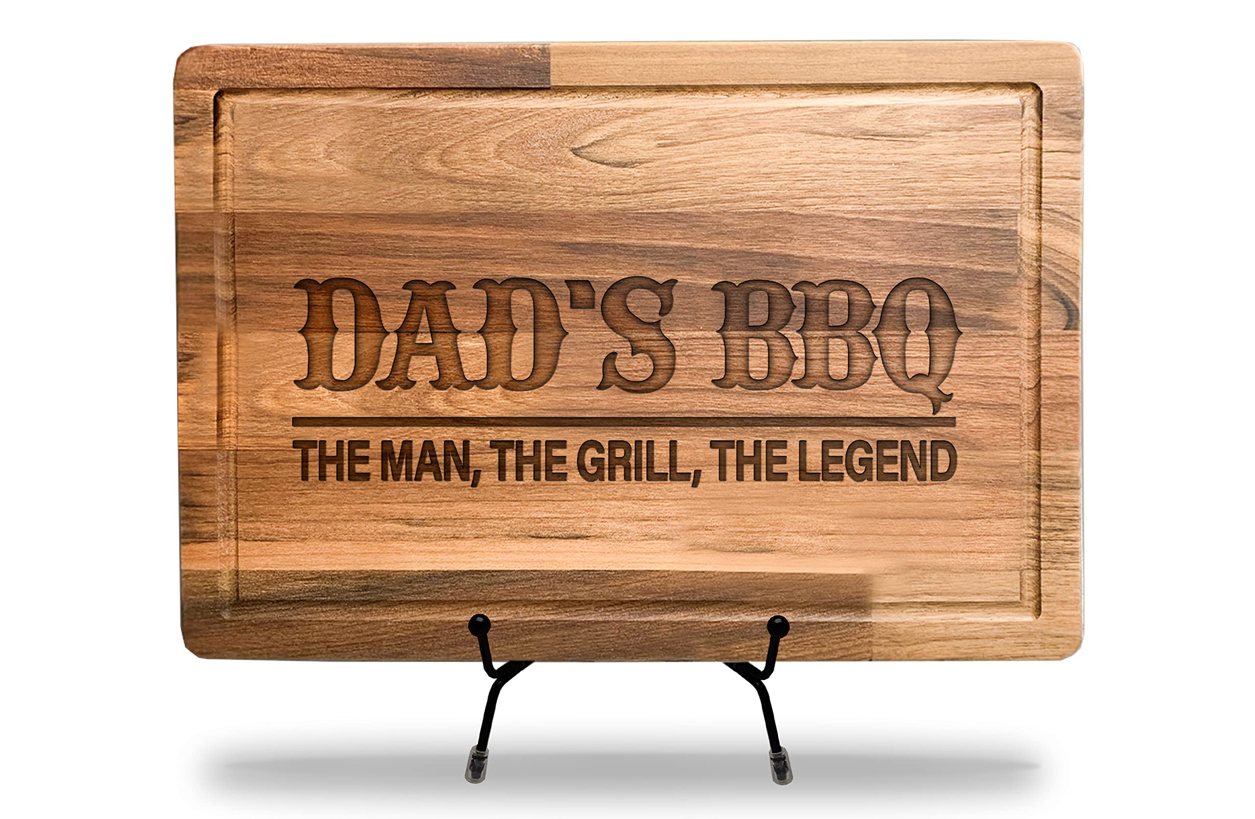 Dad BBQ Cutting Boards, Grill BBQ Master Gifts, Fathers Day Gifts, Bamboo Walnut Cutting Board, Kitchen Gifts, Dad Gifts For Birthday, Chef Cooking Gifts, Grilling Gifts For Men, Home Decor