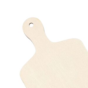 Wood Cutting Board Chopping Board, All-Purpose Wooden Meat Fruit Paddle Shaped Cutting Board Kitchen Supplies Wooden M